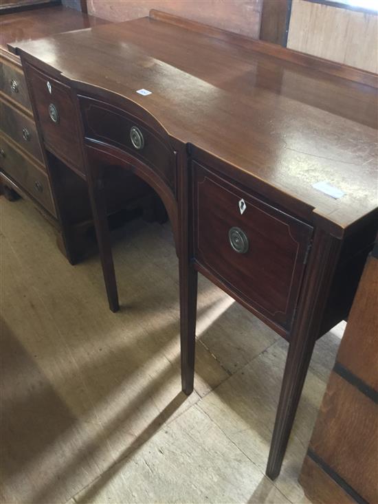 Inlaid mahogany sideboard